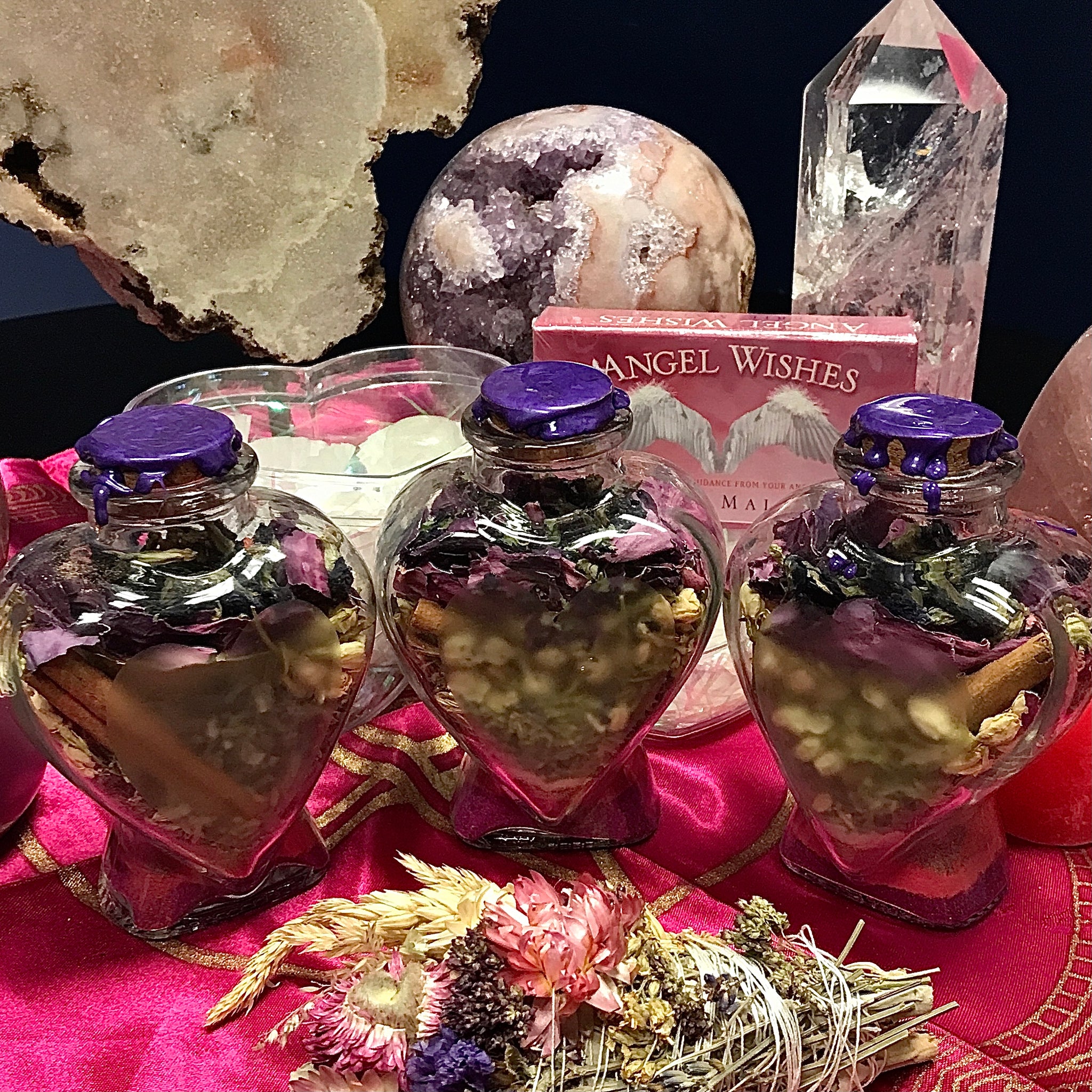 Love Spell Intention Bottles