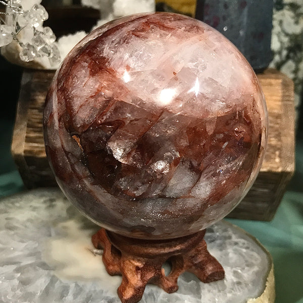 Hematoid Quartz Sphere