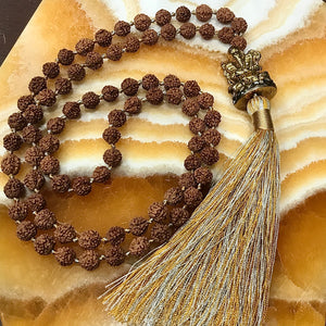 Mala Rudraksha Necklace 108 Beads