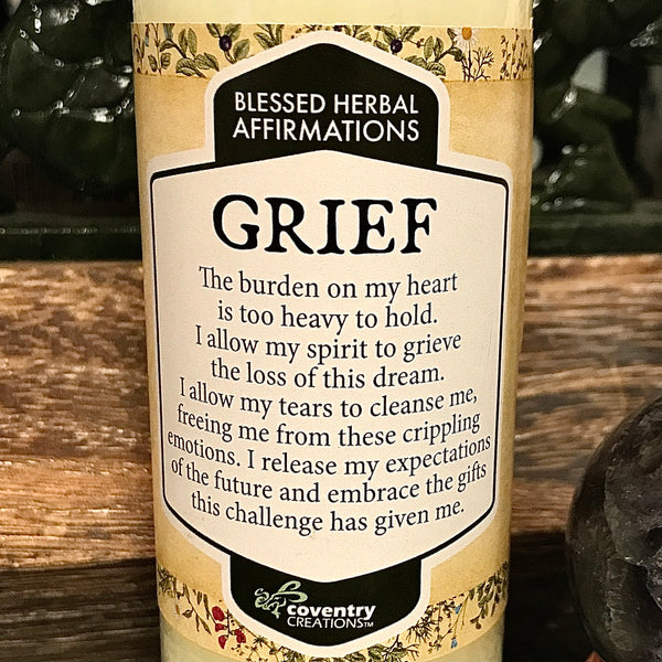 Blessed Herbal Candle - Grief