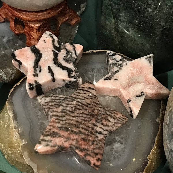 Pink Zebra Jasper Star