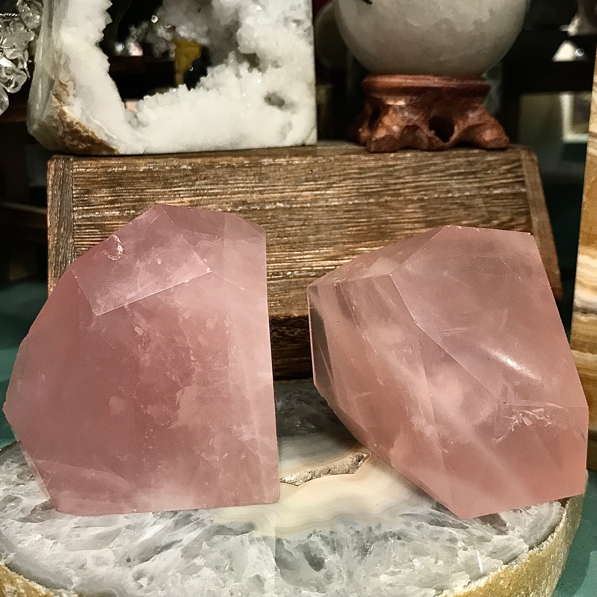 Rose Quartz Abstract Polished Freeform