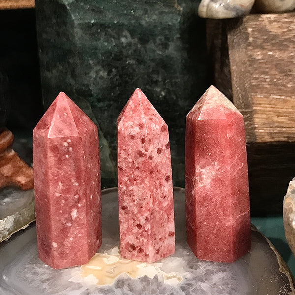 Rhodonite Tower 3-Inch