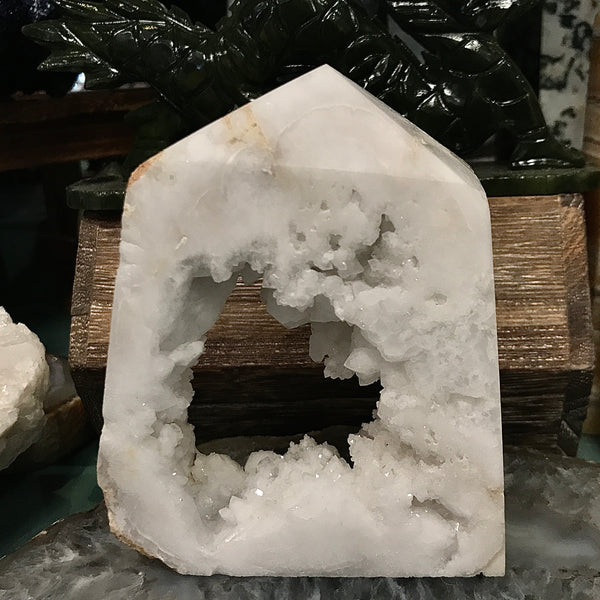 Moroccan Quartz Geode Tower