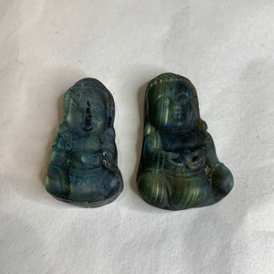 Labradorite Matte Mini Buddha