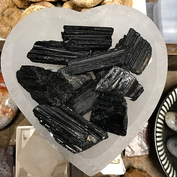 Black Tourmaline Freeform Beryls