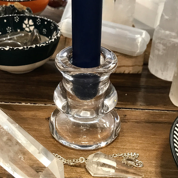 Glass Taper Candle Stand