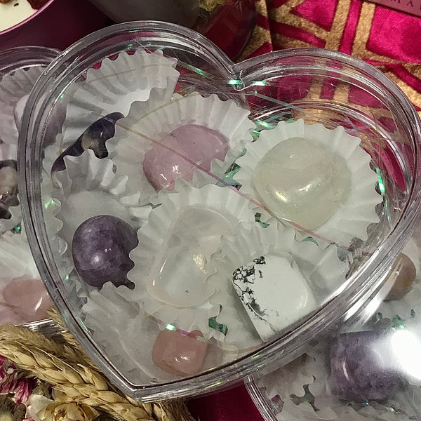 Valentine’s Day Heart Shaped Gemstone Gift Box