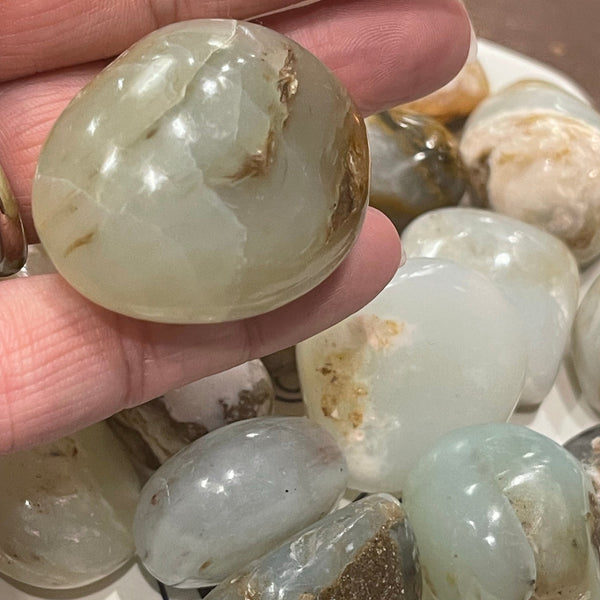 Peruvian Opal Tumbled Pocket Stone