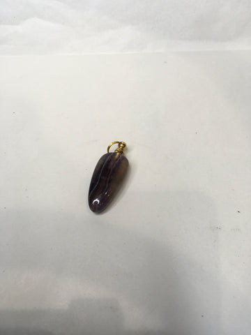 Fluorite amphora pendant