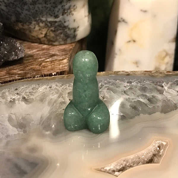 Mini Phalluses in Assorted Gemstones