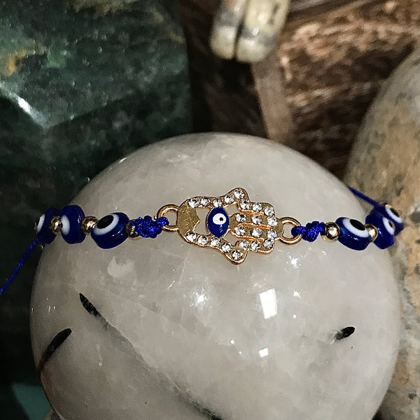 Evil Eye Adjustable Bracelet (7.77)