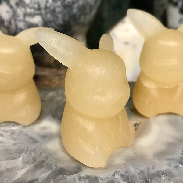 Pikachu Carvings in Assorted Gemstones