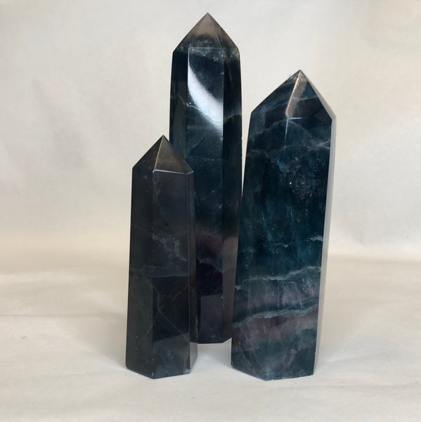 Green Fluorite Obelisk Tower