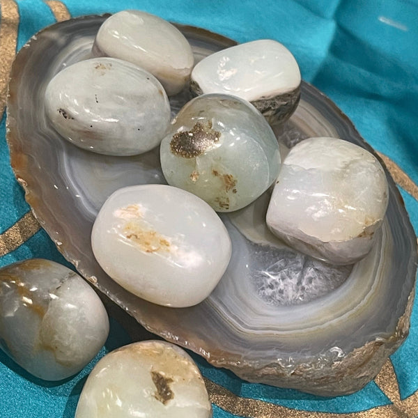 Peruvian Opal Tumbled Pocket Stone