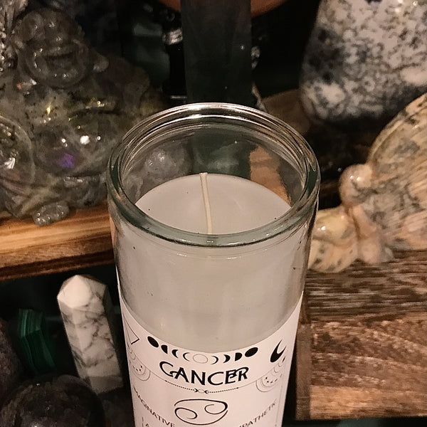 Cancer Zodiac Pillar Zen Den Candle