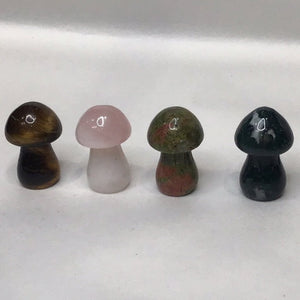 Miniature Mushroom Carvings - 1.5”