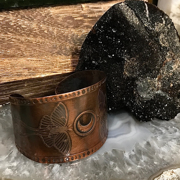 Cuff Bracelet Luna Moth