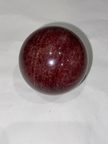 Tanzanian Strawberry Quartz 2.5 Inch Sphere