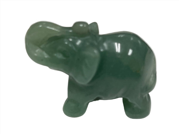 Carved Gemstone Elephants | Assorted | Small