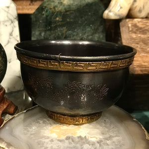 Dragon Bronze Finish Offering Bowl