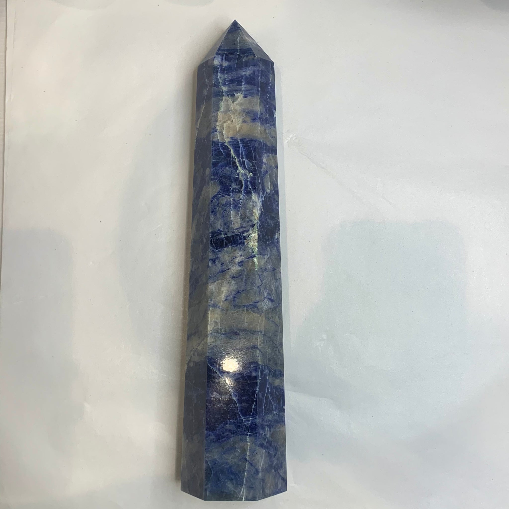 Sodalite 1,740 Gram 14 Inch Tall Tower