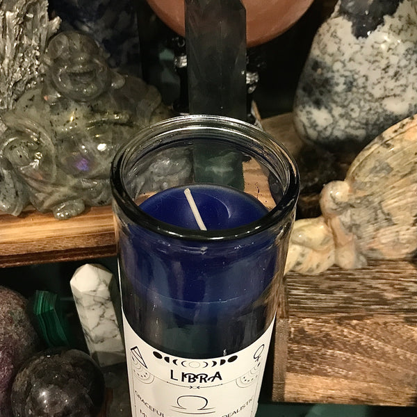 Libra Zodiac Pillar Zen Den Candle