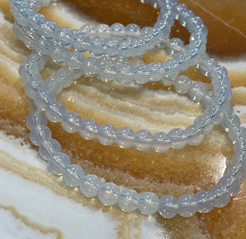 Opalite 6mm Stretch Stackable Bracelet