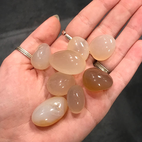 Chalcedony Tumbled Pocket Stone