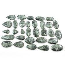 Seraphinite Cabochon Assorted Shapes