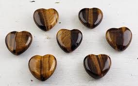 Tiger’s Eye Puffy Heart 1.5”