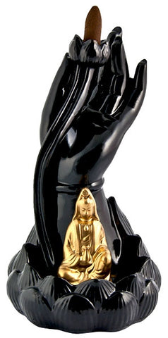 Kwan Yin Back flow Incense Burner