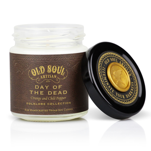 Day of the dead 4oz soy candle