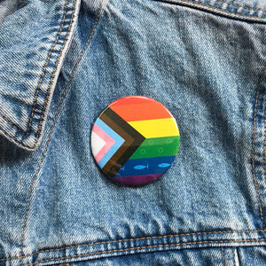 Inclusive Pride Flag Button