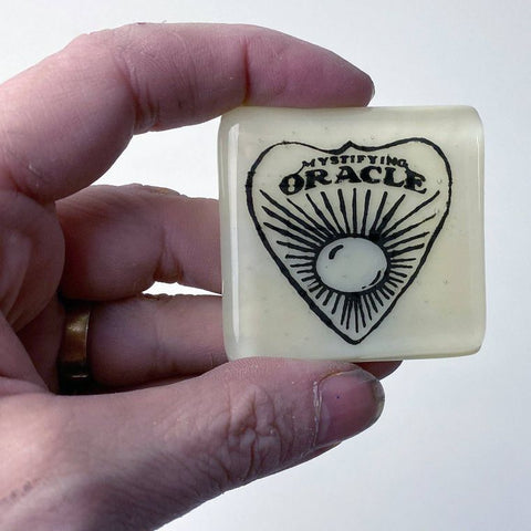 Ouija Planchette Fused Glass Magnet