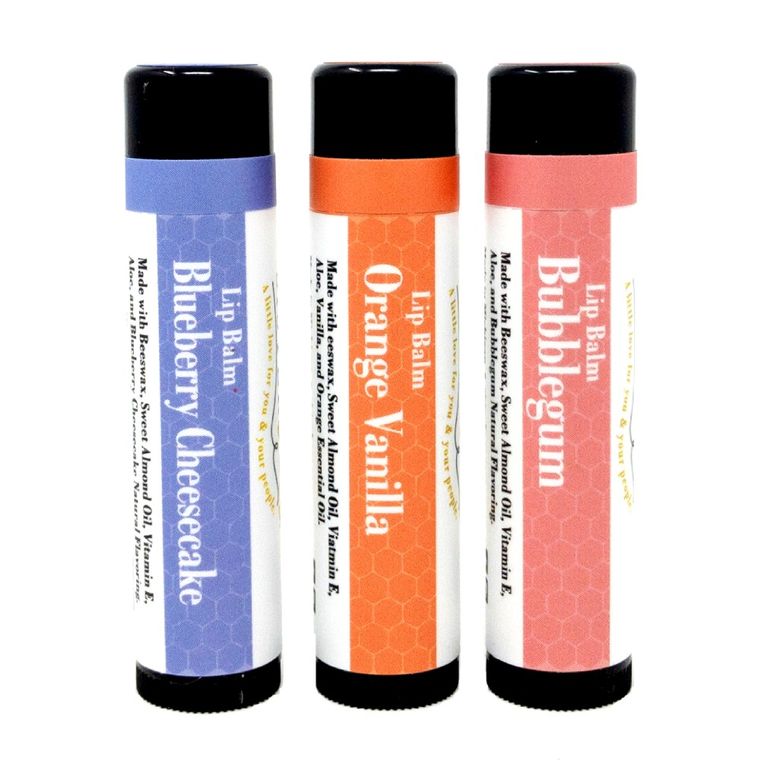 Fun All Natural Beeswax Lip Balm Assorted Flavors