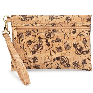 Be Ready Small Wristlet | All Brown Whistle Print
