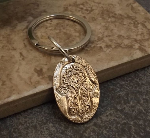 Hamsa Hand Key Chain