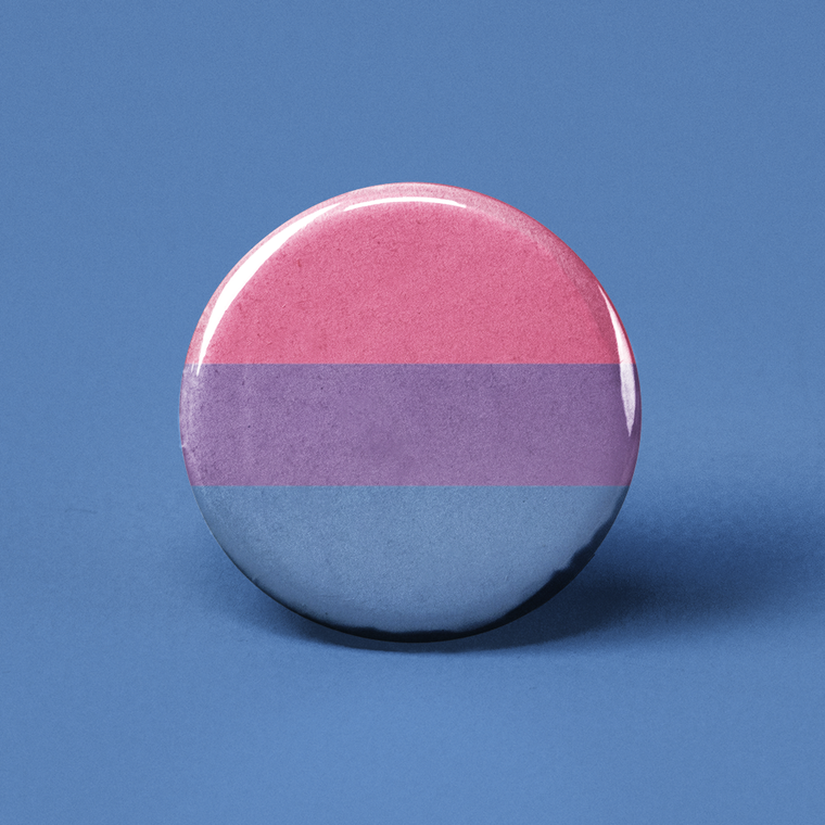 Bisexual Flag Pinback Button