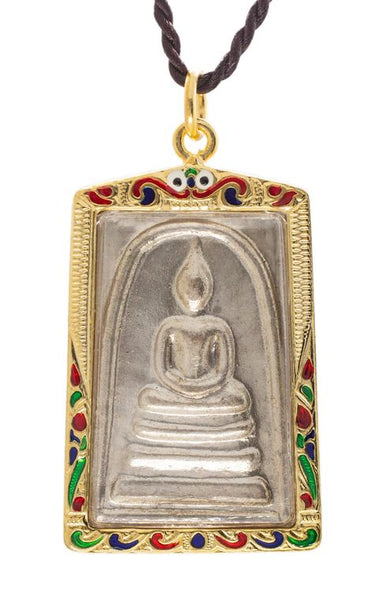 Phra Somdej Buddha with Chinnabanchon Katha Amulet