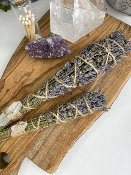 Lavender Bundles, Smoke Cleansing, Smudge Sticks, Lavender Smoke Cleansing Bundles, Sage Kit