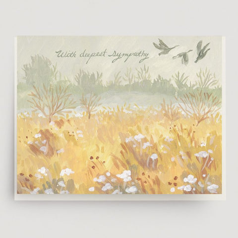 Wild Geese Sympathy Card