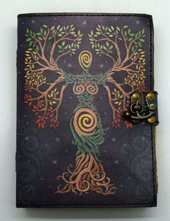 Color Soft Leather Goddess Journal