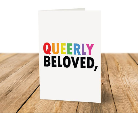 Queer Love Card - LGBT Gay Lesbian Anniversary A7 Card