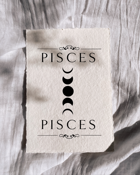Pisces Zodiac Art Print