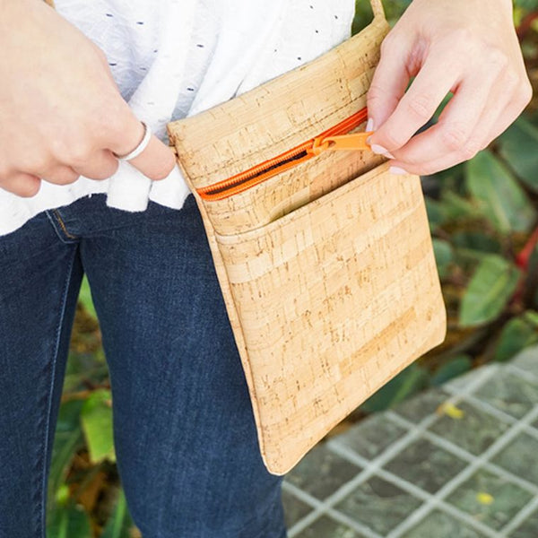 Be Lively Mini Cross Body Bag | Rustic Cork