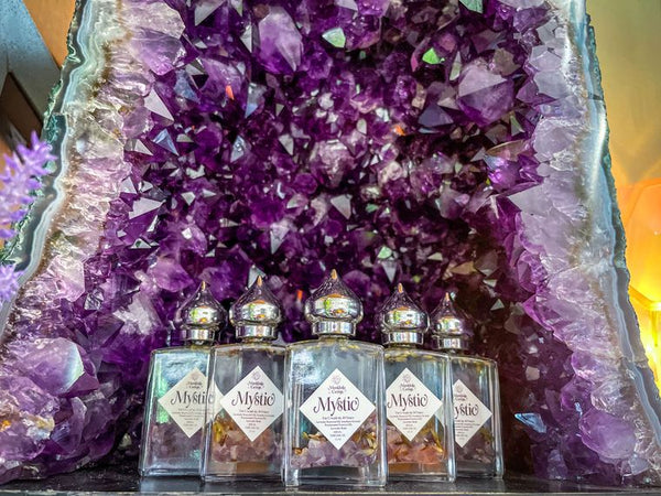 MYSTIC Amethyst + Lavender Crystal Infused Perfume Oil