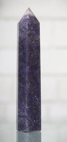 Lepidolite 11 Inch Tower