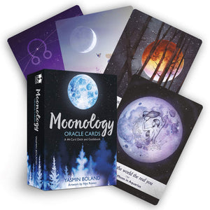 Moonology Oracle Cards 44 Card Deck & Book by Yasmin Boland