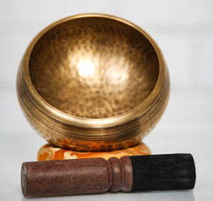 Tibetan Singing Bowl - Hand Hammered Brass